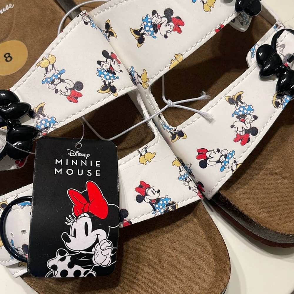 DISNEY Minnie Mouse Sandals SZ 8 Women’s New With Tags - Picture 4 of 7